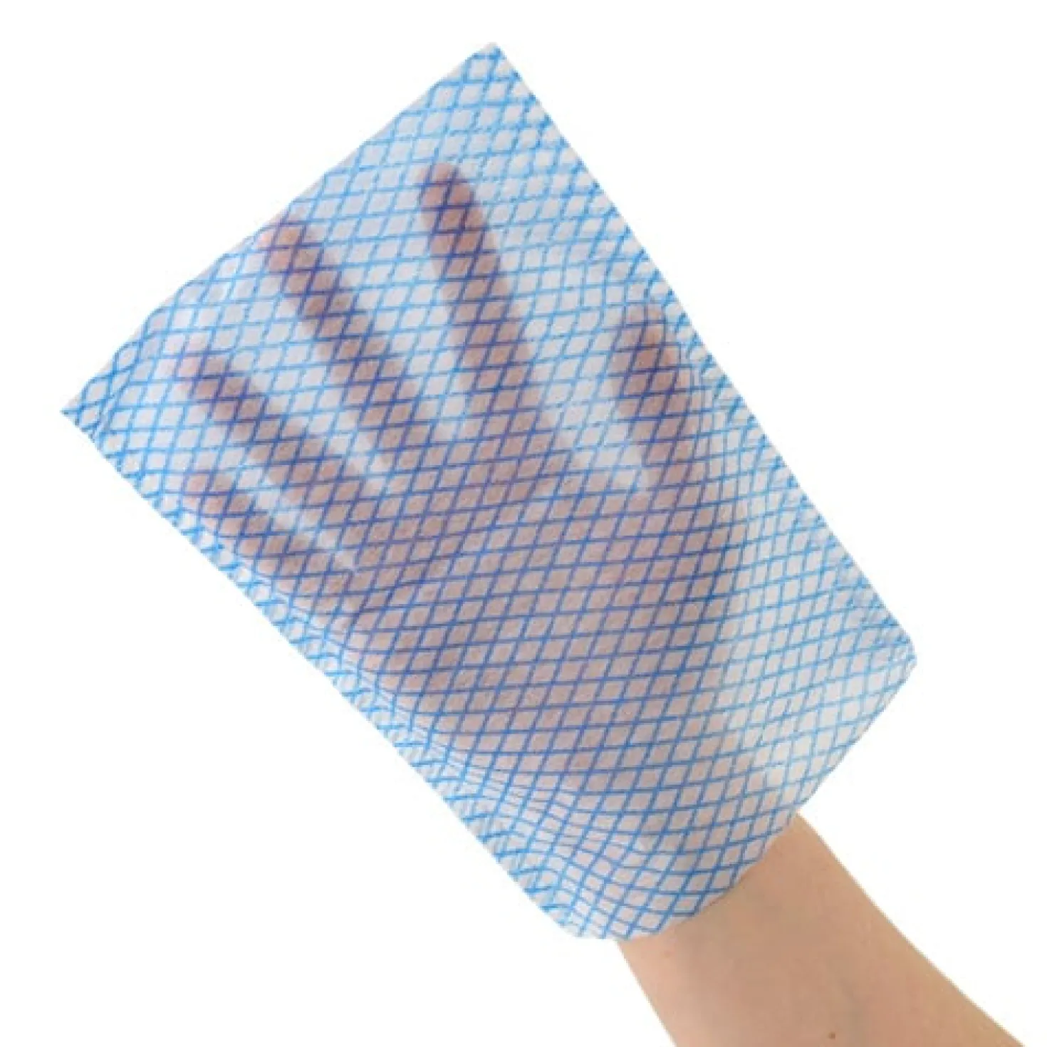 Waschhandschuhe, genäht, 100 Stück