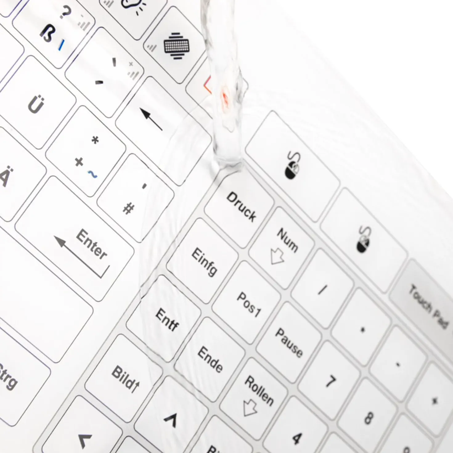 Wasserdichte Tastatur