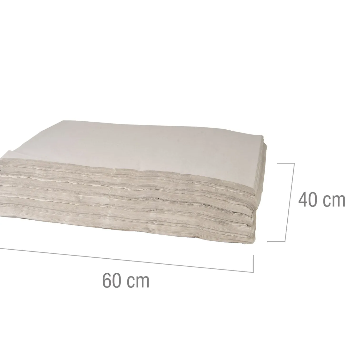 Zellstoff in Lagen, 40 x 60cm, 1 Karton